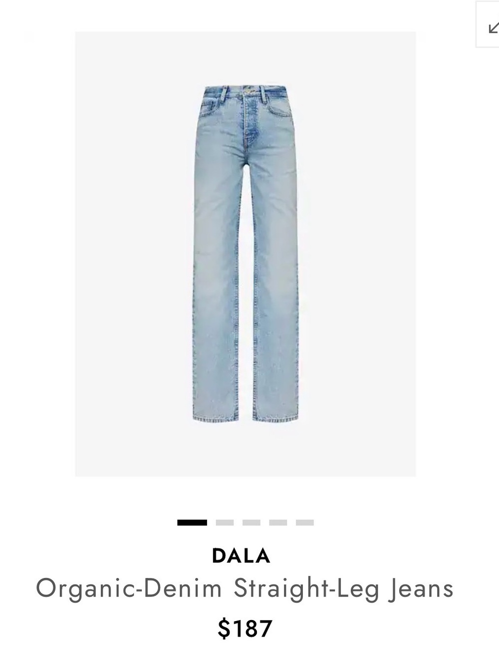 Dala Alley Canyon Straight-Leg Jeans 29x32